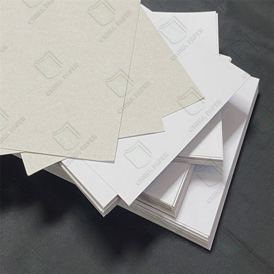 Gray-White Cardstock with Holographic Finish Futuristic Shine for Tech Branding